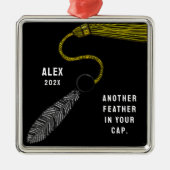 Gepersonaliseerde Afstuderen Keepomwille Cadeaus Metalen Ornament (Voorkant)