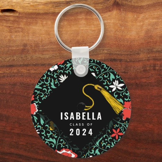 Gepersonaliseerde Afstuderen Keepomwille Cadeaus Sleutelhanger (Voorkant)