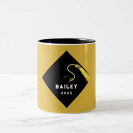 Gepersonaliseerde Afstuderen Keepomwille Cadeaus Tweekleurige Koffiemok