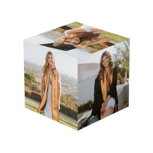 Gepersonaliseerde Afstuderen Keepsake Afstuderen F Kubus (Achter hoekig)