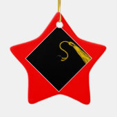 Gepersonaliseerde Afstuderen Keepsake Keramische O Keramisch Ornament (Achterkant)