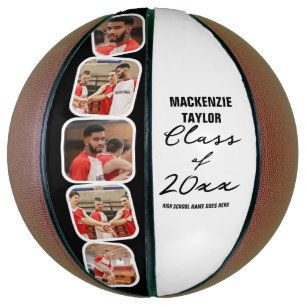 Gepersonaliseerde Afstuderen klasse van foto en te Basketbal