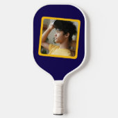 Gepersonaliseerde Afstuderen klasse van foto en te Pickleball Paddle (Achterkant)