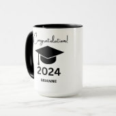 GEPERSONALISEERDE AFSTUDEREN KOFFIE MOK (Voorkant links)