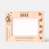 Gepersonaliseerde Afstuderen naam, school / colleg Gegraveerde Lijstjes (Voorkant)