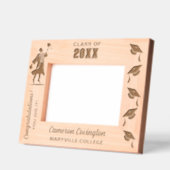 Gepersonaliseerde Afstuderen naam, school / colleg Gegraveerde Lijstjes (Links)