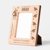 Gepersonaliseerde Afstuderen naam, school / colleg Gegraveerde Lijstjes (Links)