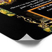 Gepersonaliseerde afstuderen partij, poster (Hoek)