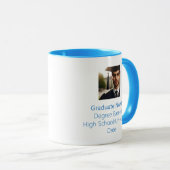 Gepersonaliseerde Afstuderen Photo Afstuderen Lich Mok (Voorkant rechts)