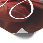 Gepersonaliseerde Afstuderen scriptfoto Poster (Hoek)