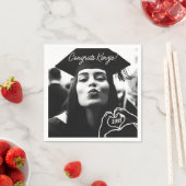 Gepersonaliseerde Afstuderen servetten aangepaste  (Insitu)