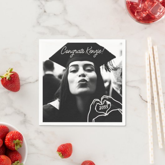Gepersonaliseerde Afstuderen servetten aangepaste (Insitu)