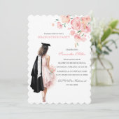 Gepersonaliseerde Afstuderen Sjabloon Kaart (Staand voorkant)