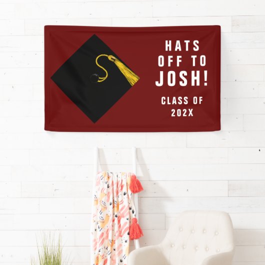 Gepersonaliseerde Afstuderen Spandoek (Insitu)