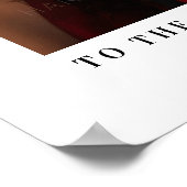 Gepersonaliseerde Afstuderen Welkom Teken Aangepas Poster (Hoek)