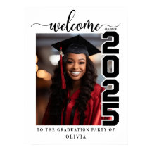 Gepersonaliseerde Afstuderen Welkom Teken Aangepas