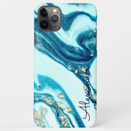 Gepersonaliseerde Agate Handgeschreven Naam Trendy iPhone 11Pro Max Hoesje