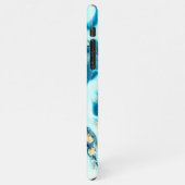 Gepersonaliseerde Agate Handgeschreven Naam Trendy iPhone Hoesje (Linkerkant)