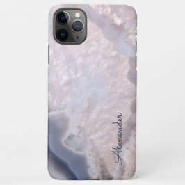 Gepersonaliseerde Agate Handgeschreven Naam Trendy iPhone 11Pro Max Hoesje