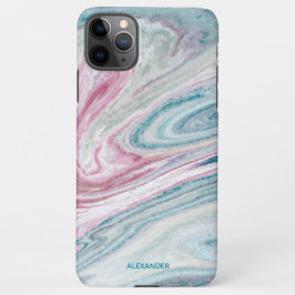 Gepersonaliseerde Agate Handgeschreven Naam Trendy iPhone 11Pro Max Hoesje