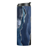 Gepersonaliseerde Agate Thermal Tumbler Thermosbeker (Gedraaid links)