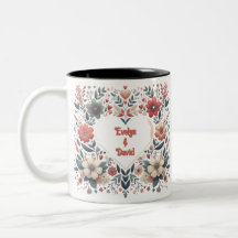 Gepersonaliseerde AI-gegenereerde Boho Heart Desig