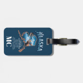 Gepersonaliseerde Alaska Cruise Vakantie Reünie Bagagelabel (Achterkant horizontaal)