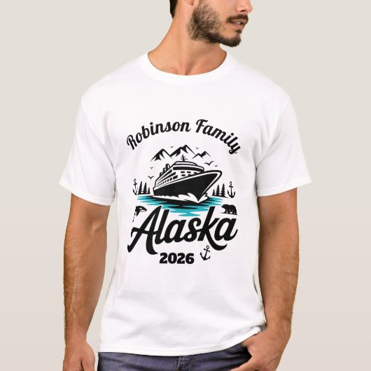 Gepersonaliseerde Alaskacrossing T-shirt (Voorkant)