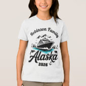 Gepersonaliseerde Alaskacrossing Tri-Blend Shirt (Voorkant)