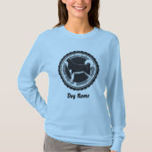 Gepersonaliseerde Alaskan Malamute Hondenliefhebbe T-shirt (Voorkant)