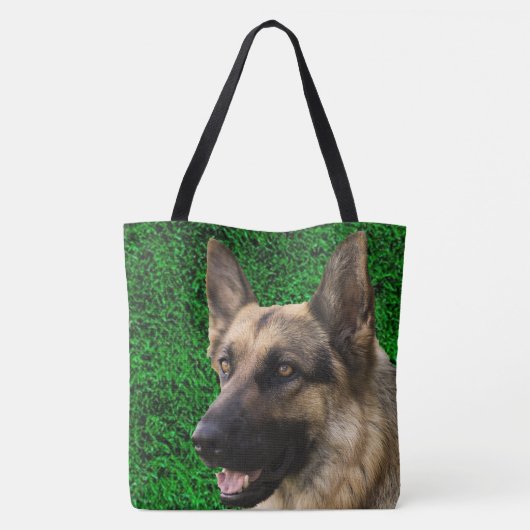 Gepersonaliseerde All-Over-Print Design: Pet Photo Tote Bag (Achterkant)