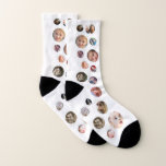 Gepersonaliseerde All-Over-Print Foto Sokken<br><div class="desc">Gepersonaliseerde volledig bedrukte sokken met 32 foto's naar keuze,  een leuk cadeau voor familie en vrienden!</div>