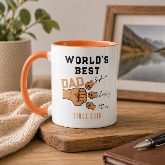 Gepersonaliseerde ALLERBESTE Pappa ter wereld | Va Mok
