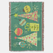 Gepersonaliseerde alles Kerstmis vakantie gooien Deken (Voorkant Verticaal)