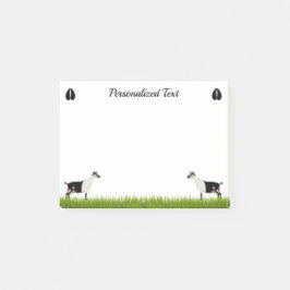 Gepersonaliseerde alpiene melkgeit post-it® notes