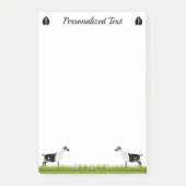 Gepersonaliseerde alpiene melkgeit post-it® notes (Voorkant)