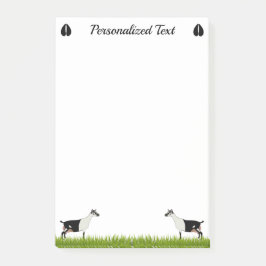 Gepersonaliseerde alpiene melkgeit post-it® notes