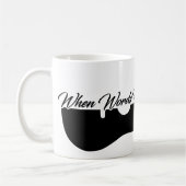 Gepersonaliseerde "Als woorden spreken" Gitaar Ker Koffiemok (Links)