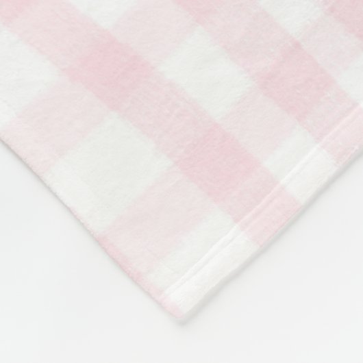 Gepersonaliseerde Amara Baby Girl Nursery Bow & Gi Fleece Deken (Hoek)