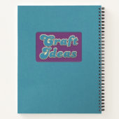 Gepersonaliseerde ambachtelijke ideeën notitieboek (Achterkant)