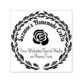 Gepersonaliseerde ambachtelijke maker kunstenaar A Zelfinktende Stempel (Design)