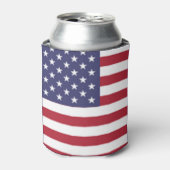 Gepersonaliseerde American Flag Koelbox Blikjeskoeler (Blikje Voorkant)