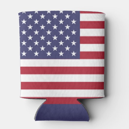 Gepersonaliseerde American Flag Koelbox Blikjeskoeler (Achterkant)