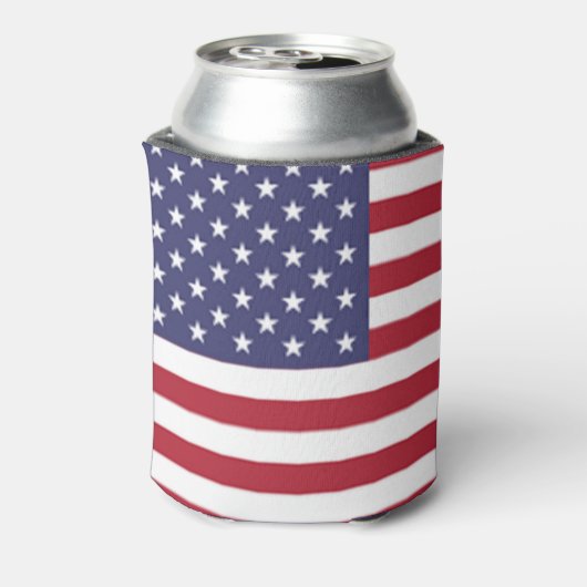 Gepersonaliseerde American Flag Koelbox Blikjeskoeler (Blikje Achterkant)