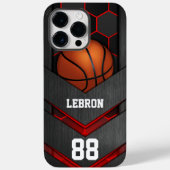 Gepersonaliseerde Amerikaanse Basket Ball Nummer & Case-Mate iPhone Case (Achterkant)