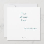 Gepersonaliseerde Amerikaanse Bobtail Kitten Feestdagenkaart (Achterkant)