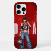 Gepersonaliseerde Amerikaanse Diva Telefoonhoes iPhone Hoesje (Achterkant)