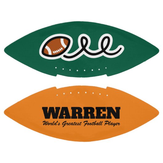 Gepersonaliseerde Amerikaanse Football bal cadeau (Panelen)