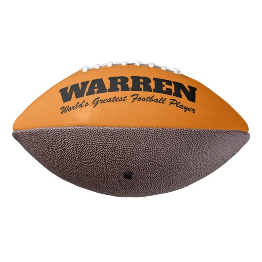 Gepersonaliseerde Amerikaanse Football bal cadeau (Gedraaid 270)