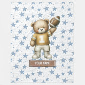 Gepersonaliseerde Amerikaanse Football Deken voor  (Voorkant)